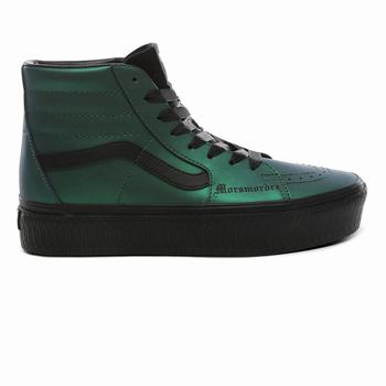 Damske Tenisky Na Platforme Vans x HARRY POTTER™ Dark Arts Sk8-Hi Tmavo/Čierne VA31TJXMN